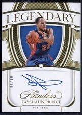 2023-24 Panini Flawless Legendary Scripts Gold #LS-TYP Tayshaun Prince Auto /10