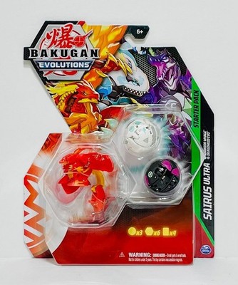 Bakugan Evolutions Starter Pack w/ Sairus Ultra Warrior Whale & Dragonoid Evo