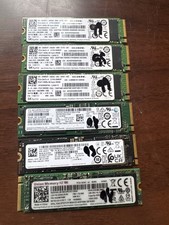 [ BULK LOT of 6] NVMe 256GB SSD Various Brands SAMSUNG HYNIX SANDISK TOSHIBA WD