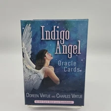 Indigo Angel Oracle Cards 44 Card Deck & Guidebook Complete Excellent Condition 