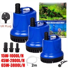 15/45/65W Submersible Water Pump 240V Pool Pond Aquarium Fish Tank Fountain Tool