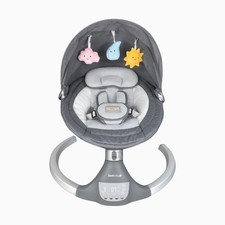 Joolbaby Nova Motorized Portable Baby Swing Bluetooth Music Speaker Gray New