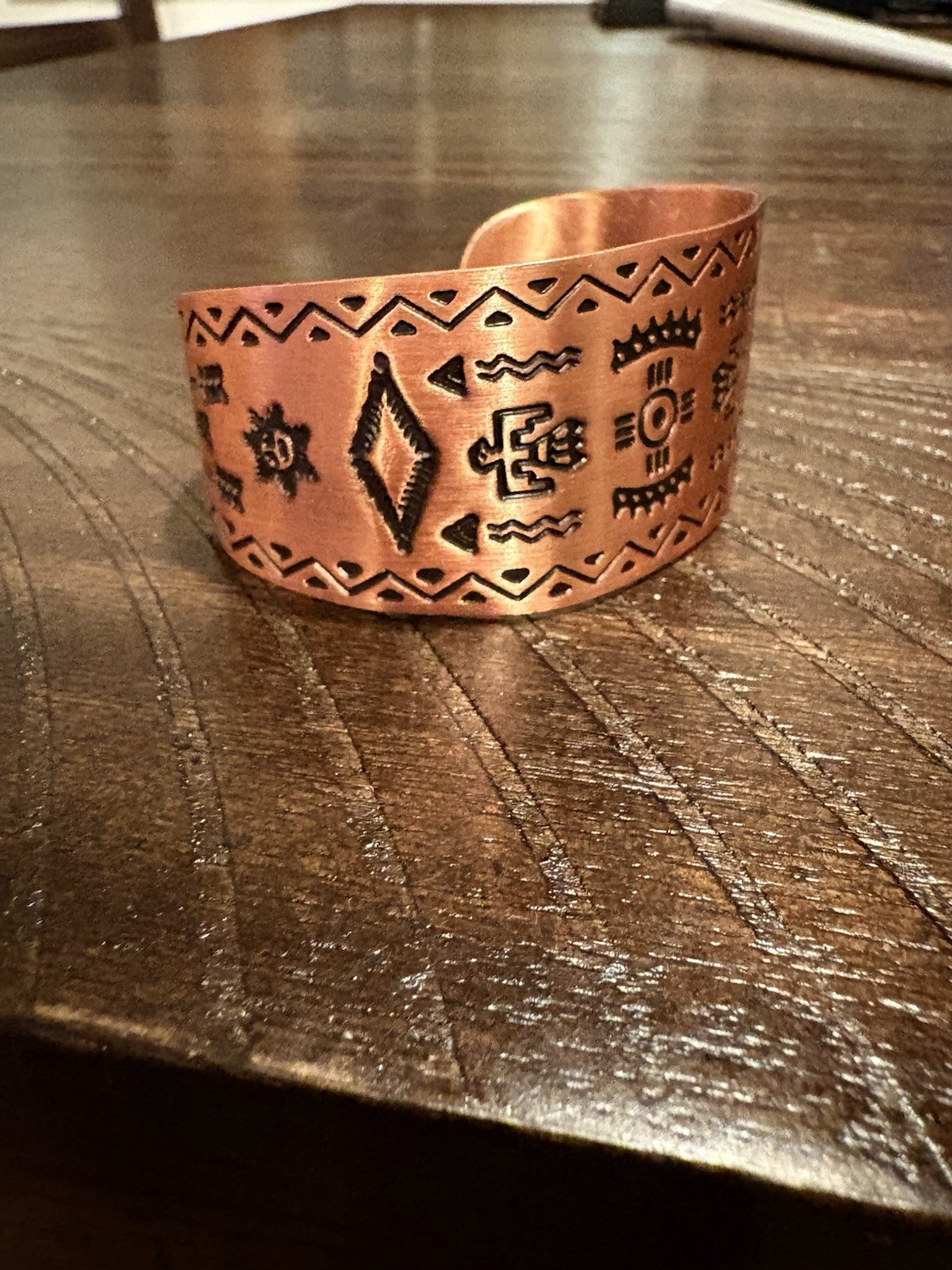 Bell Trading Post Solid Copper Native American Th… - image 5