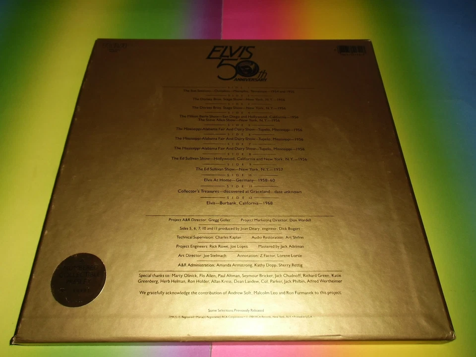 Elvis Presley - A Golden Celebration *LIMITED*CARD* 6 x LP RARE ROCK N ROLL BOX - Bild 4 von 4