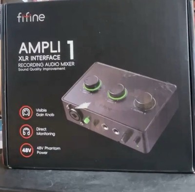 FIFINE AMPLI 1 XLR INTERFACE RECORDING AUDIO MIXER