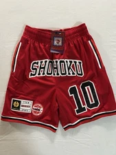SLAM DUNK SHOHOKU Basketball Team Jersey Shorts Size Small