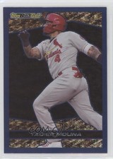 2021 Topps Update Topps Black Gold Blue Yadier Molina #BG-16 00ep