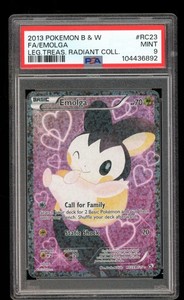 Emolga - #RC23 - Legendary Treasures - PSA 9 MINT - English