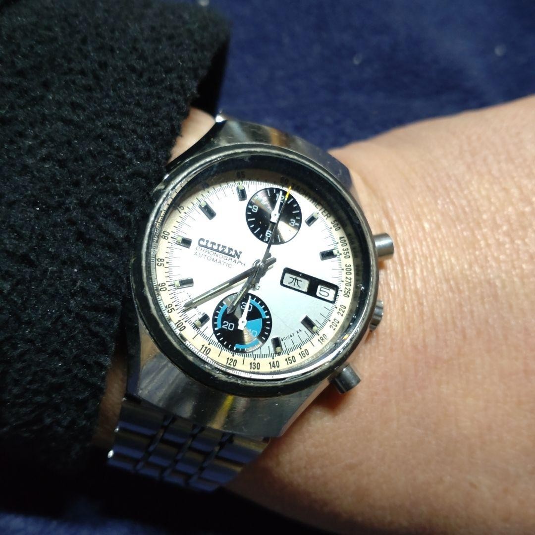 Citizen Challenge Timer Chronograph Silver Panda … - image 1