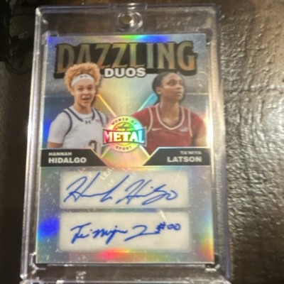 2025 Leaf Metal Women of Sport Dazzling Duos Hidalgo/Latson Auto s #DD-12  4/5