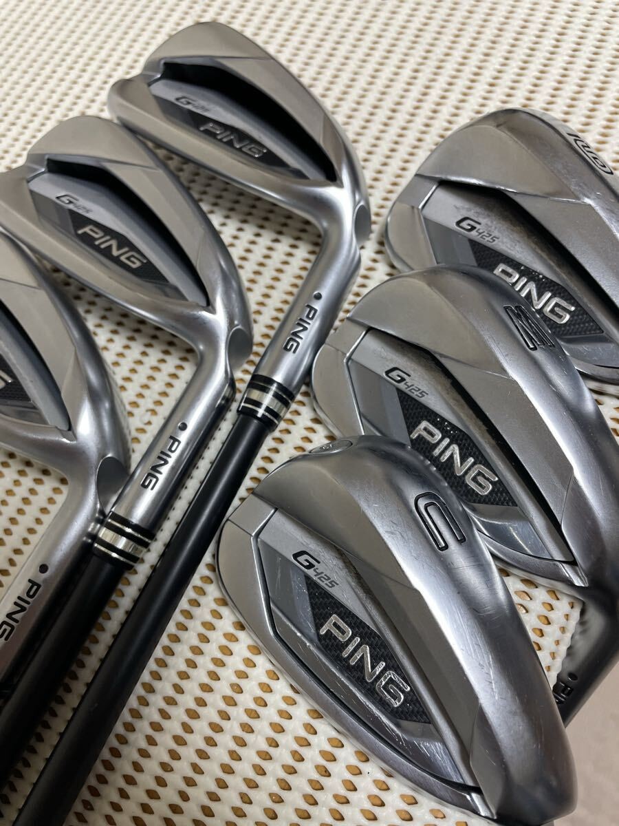 6Piece G425 ALTA J CB SLATE SR NUMBER 00044 PING IRON SET SLAT BLACK DOT 6-U 949