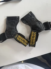 Versa Gripps Classic Authentic Weightlifting Wrist Straps, Regular/L, Black Gold