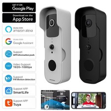 Tuya Smart Video Camera Doorbell Security 1080P Infrared Night Vision Smart PIR