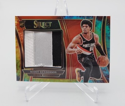 2023-24 Panini Select Tie-Dye Prizm Scoot Henderson Rookie Jersey Patch /25 RC