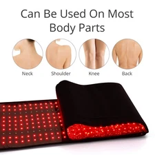 LED Red Light Therapy Pad Infrared Full Body Mat Device Back Muscle Pain Relief
