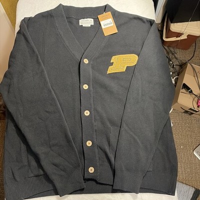 Purdue Boilermakers Vintage Cardigan - Uscape - NWT - Black - Size XXL