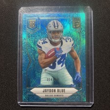 2025 Panini Donruss Elite - Rookies Jaydon Blue #155 Teal Matrix # /499 (RC)