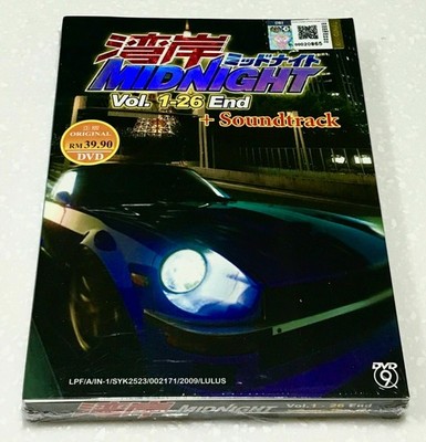 Wangan Midnight (VOL.1 - 26 End + Free Bonus 2 CD) ~ All Region ~ Brand New ~