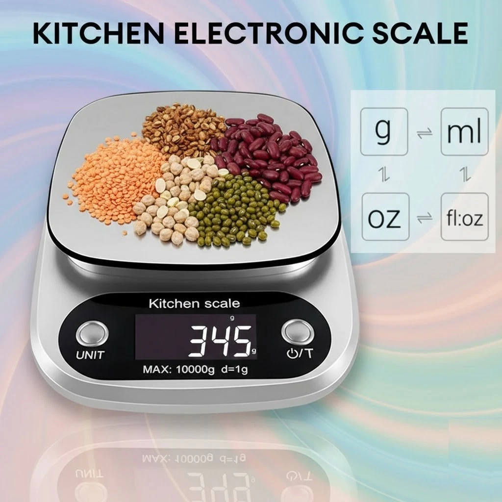 Digital Kitchen & Household Scale 10kg – Stainless Steel Food, Cooking & Home We
Opens in a new wind