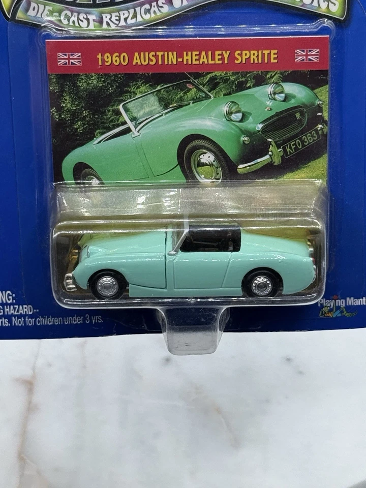 Johnny Lightning 1960 Austin-Healey Sprite British Invasion Diecast 1:64 Aqua - Image 2 of 3