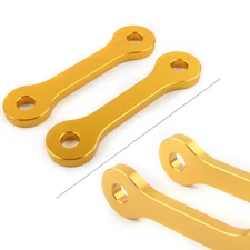 Rear Lowering Drop Link Kit For SUZUKI DRZ400 SM/S/E DRZ400SM 2000-2020 Gold fl