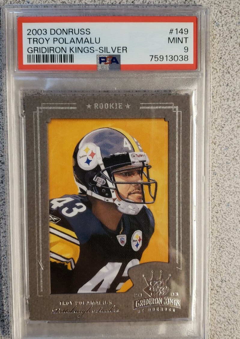 Troy Polamalu Donruss Gridiron Kings #149 Silver
