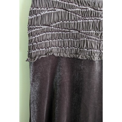 Bailey 44 Velvet Smocked Lined Sleeveless Top Size Small