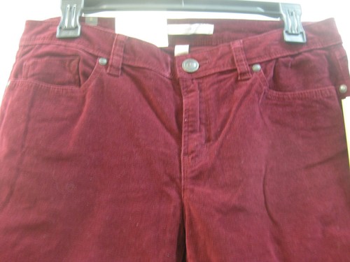 LC Lauren Conrad corduroys Ruby Isle Size 8 The Skinny Cord New R-10 - Picture 2 of 7
