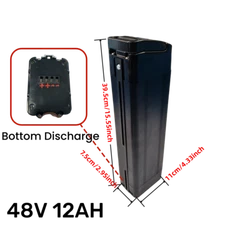 48V12Ah E-BIKE Batteries Lithium Ion BMS Electric Powered Bicycle li-ion Vehicle