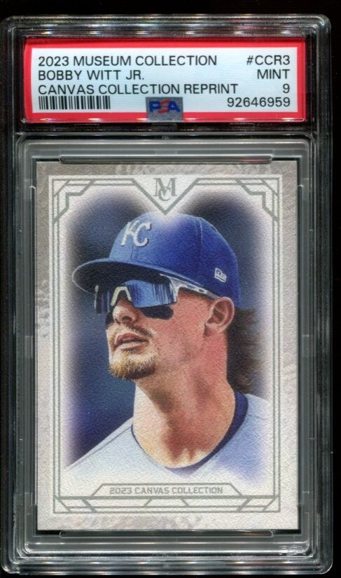 2023 Topps Museum Canvas Collection Reprints CCR-3 Bobby Witt Jr 