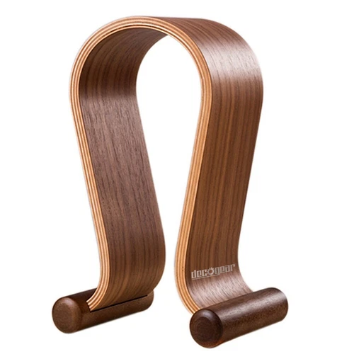 Audiophile High-end Wooden Headphone Stand Display Tabletop Holder for Headsets - Picture 3 of 12