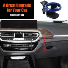 Blue Center Console Right Side Air Outlet Cup Holder For BMW X3 G01 X4 G02 2022+