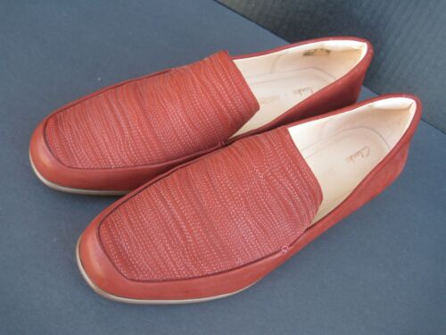 Clarks Women's Pure Sense Rust Nubuck Loafers, Size 9.5 M - Picture 5 of 12