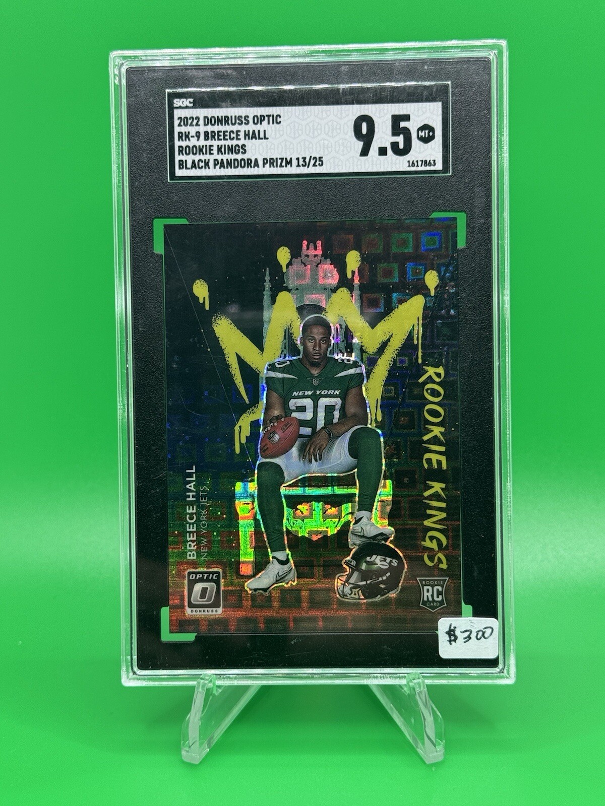 Breece Hall Panini Donruss Optic Rookie Kings #RK9 Black Pandora