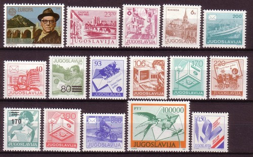 Jugoslawien - Lot - 29 Briefmarken - 1969-1990 - Josip Broz Tito - postfrisch - Bild 3 von 3