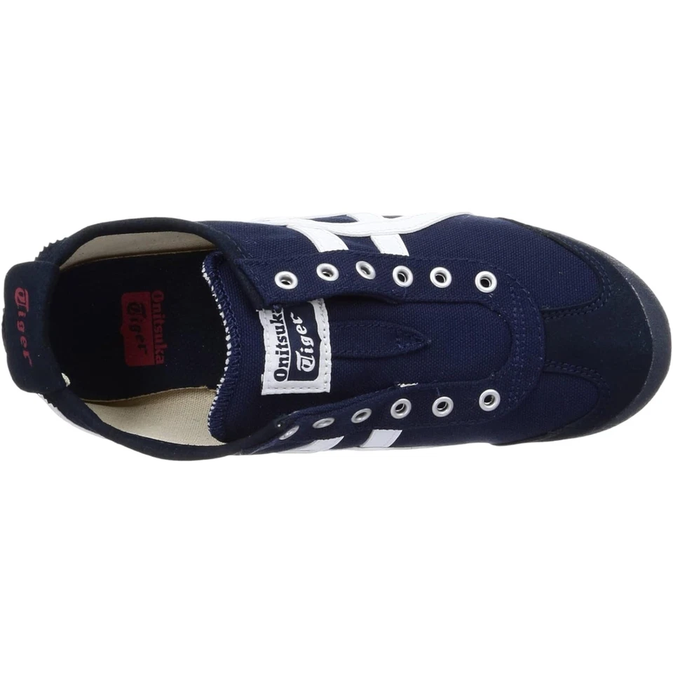 Onitsuka Tiger México 66 Slip-On 1183A360 401 Navy Off White Unisex Nuevo - Imagen 3 de 4
