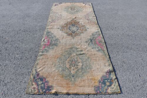 Tapis Oushak, tapis cool, tapis de dortoir, tapis turc, tapis vintage, tapis grand tapis 4,1 x 10,1 pieds - Photo 1/6