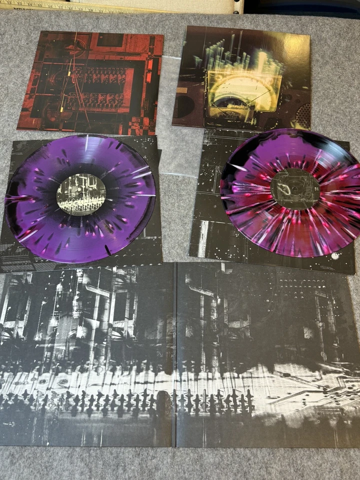 Between the Buried and Me - Automata LE Red Purple Black W/ Black White Splatter - Image 3 of 4