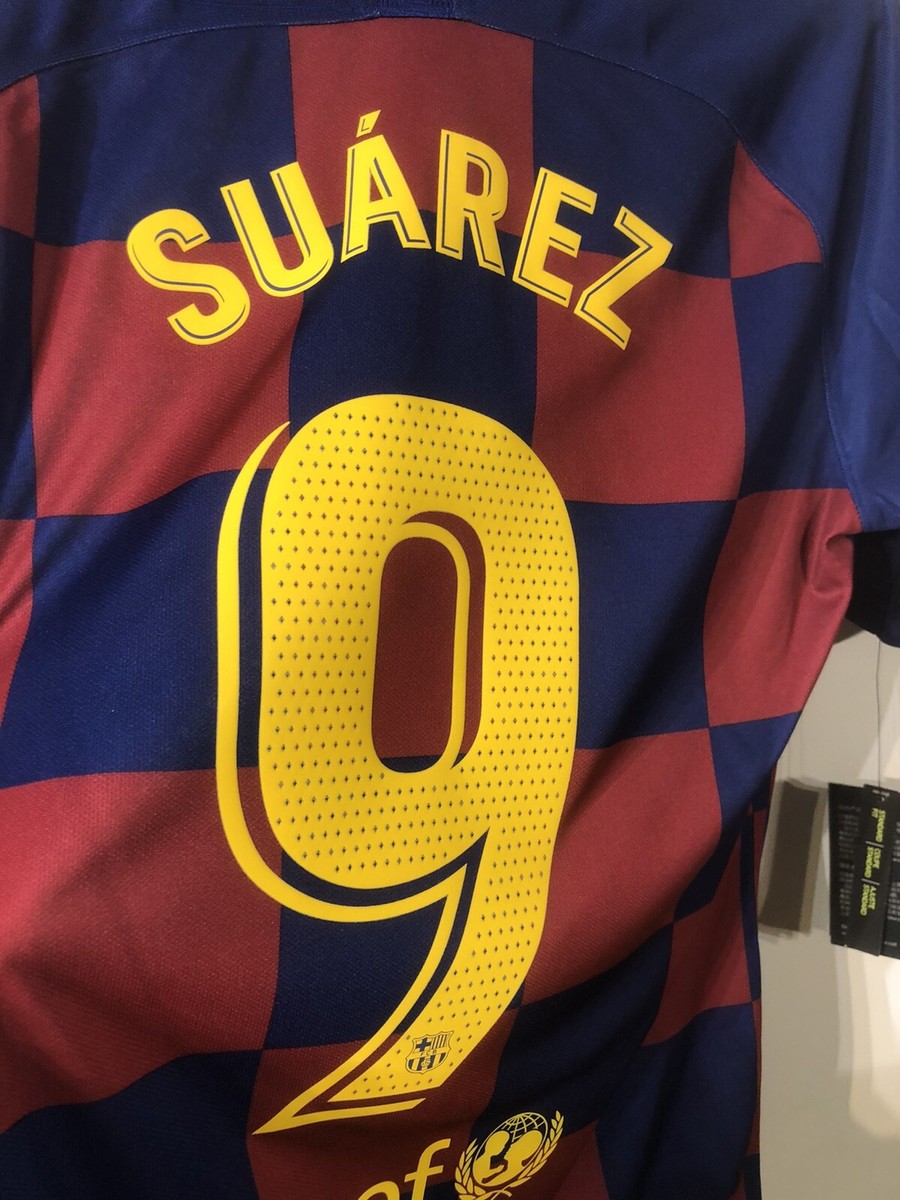 Suarez #9 Barcelona Medium 2019/20 Home Football Shirt Suarez #9 Barcelona Medium 2019/20 Home Football Shirt