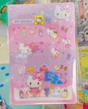 Sanrio Hello Kitty Sticker Sheet Scrapbook Diary Kids Kawaii