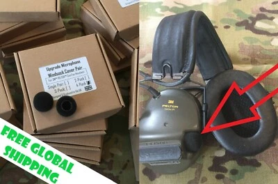 Peltor ComTac Upgrade Mic Windsock Covers Military UKSF Airsoft Ear Protection