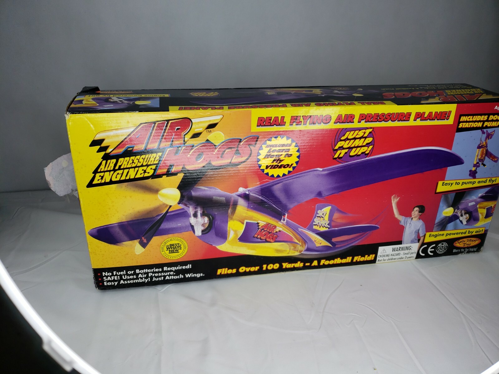 air hogs air powered plane