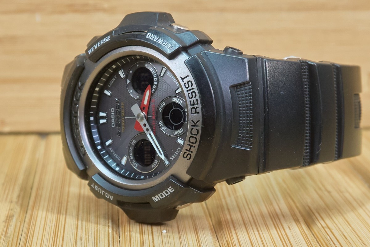 CASIO G-SHOCK 4765 JA ブラック×ゴールド CASIO G-SHOCK 4765 AWG-101 Tough Solar Watch, Water