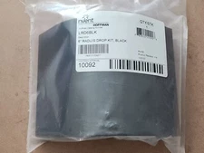 nVENT HOFFMAN LRD6BLK Ladder Rack Stringer Radius Drop Kit/Cap 6'' Black Alumin