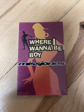 Sealed Miss Jones Where I Wanna Be Cassette Single 1994