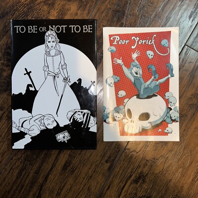 Ryan North~TO BE OR NOT TO BE and POOR YORICK~SIGNED 1ST/DJ W/ EXTRA COMIC BOOK!