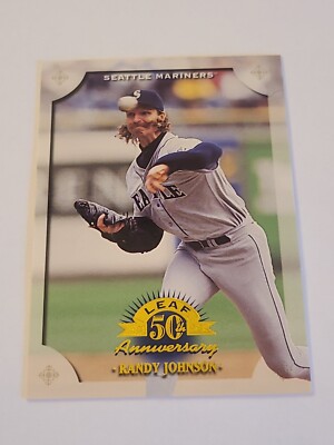 RANDY JOHNSON 1998 Leaf 50th Anniversary Baseball Card #30 Seattle