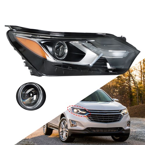 Clear Passenger Side For Chevy Equinox LT 2018-2021 Headlight HID/Xenon LED DRL - Picture 12 of 12