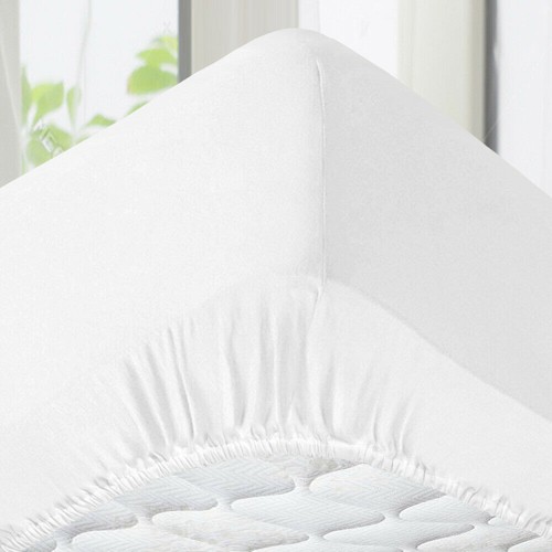 Full Fitted Sheet Bed 40Cm Sheets Poly Cotton Single Double King Super King Size - Picture 8 of 22