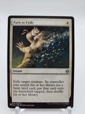 Path To Exile Magic: The Gathering Trading Card Games Individual Instant Rare